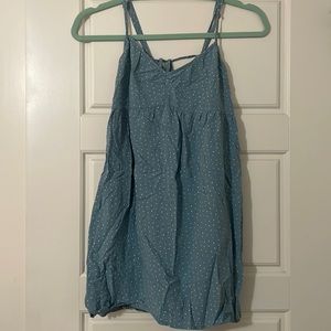 Blue mini dress